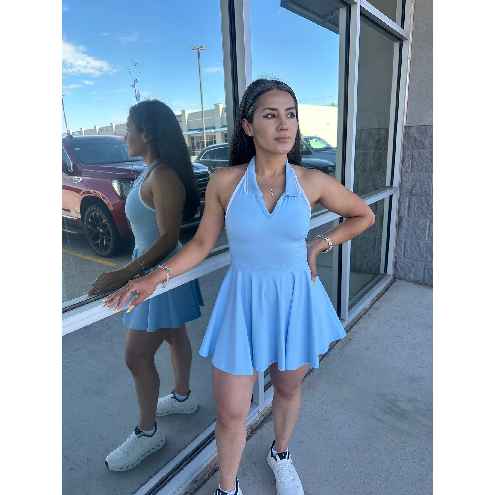 Halter Polo Tennis Dress