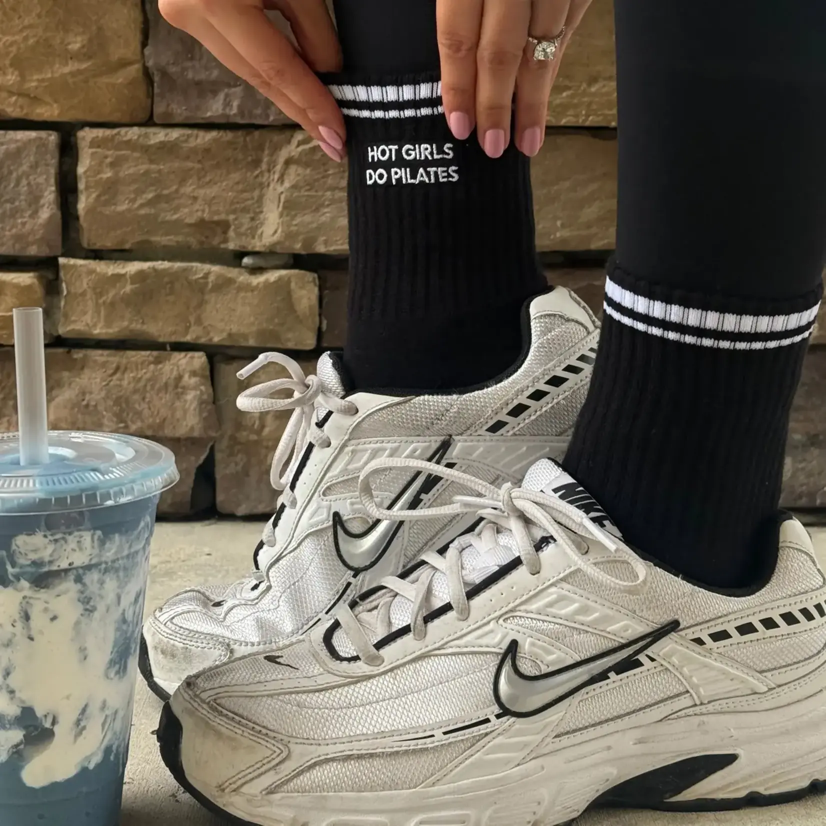 Hot Girls Do Pilates Grip Socks