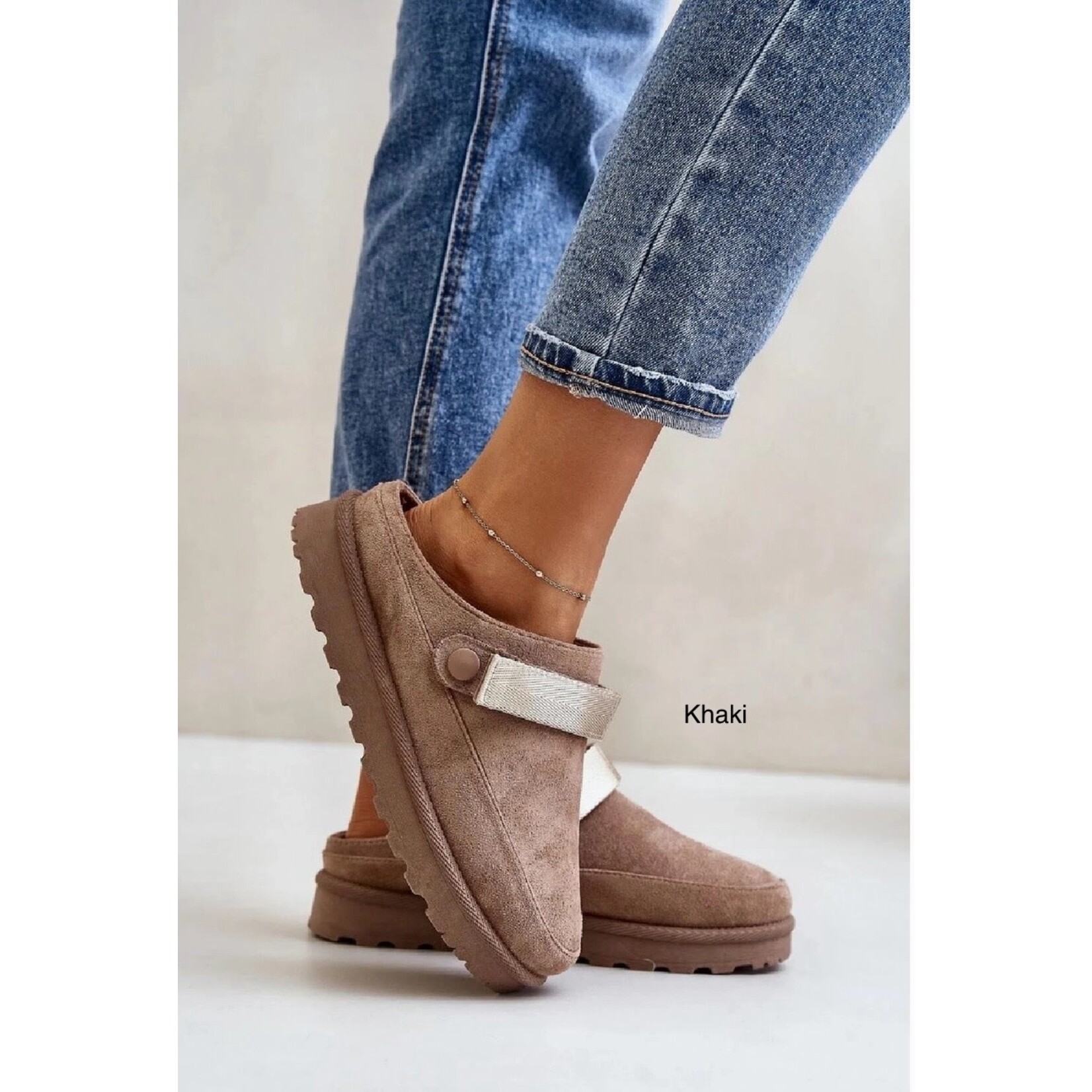 Faux Suede Clogs