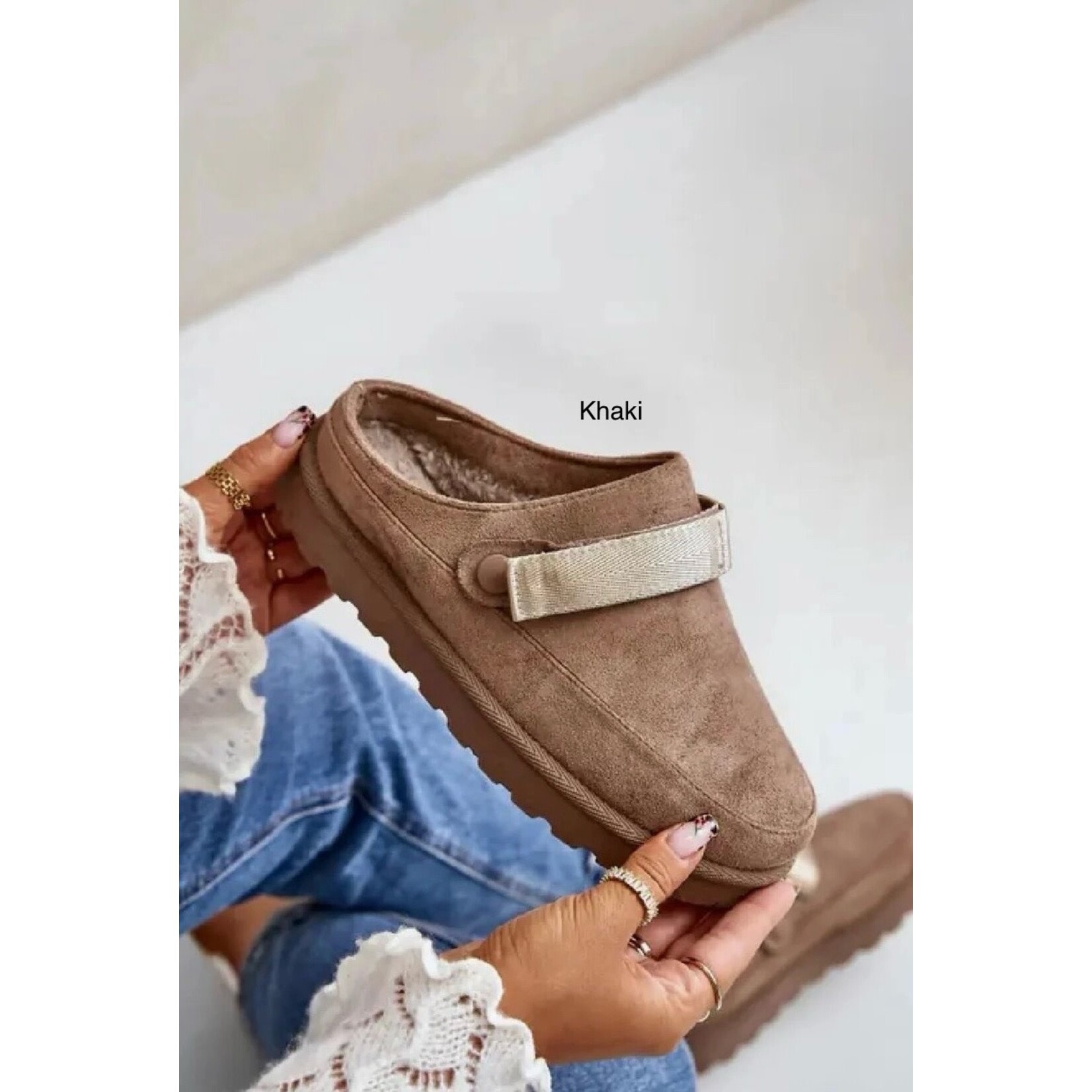 Faux Suede Clogs
