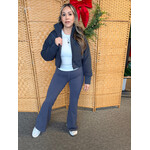 Ruched Flare Leggings