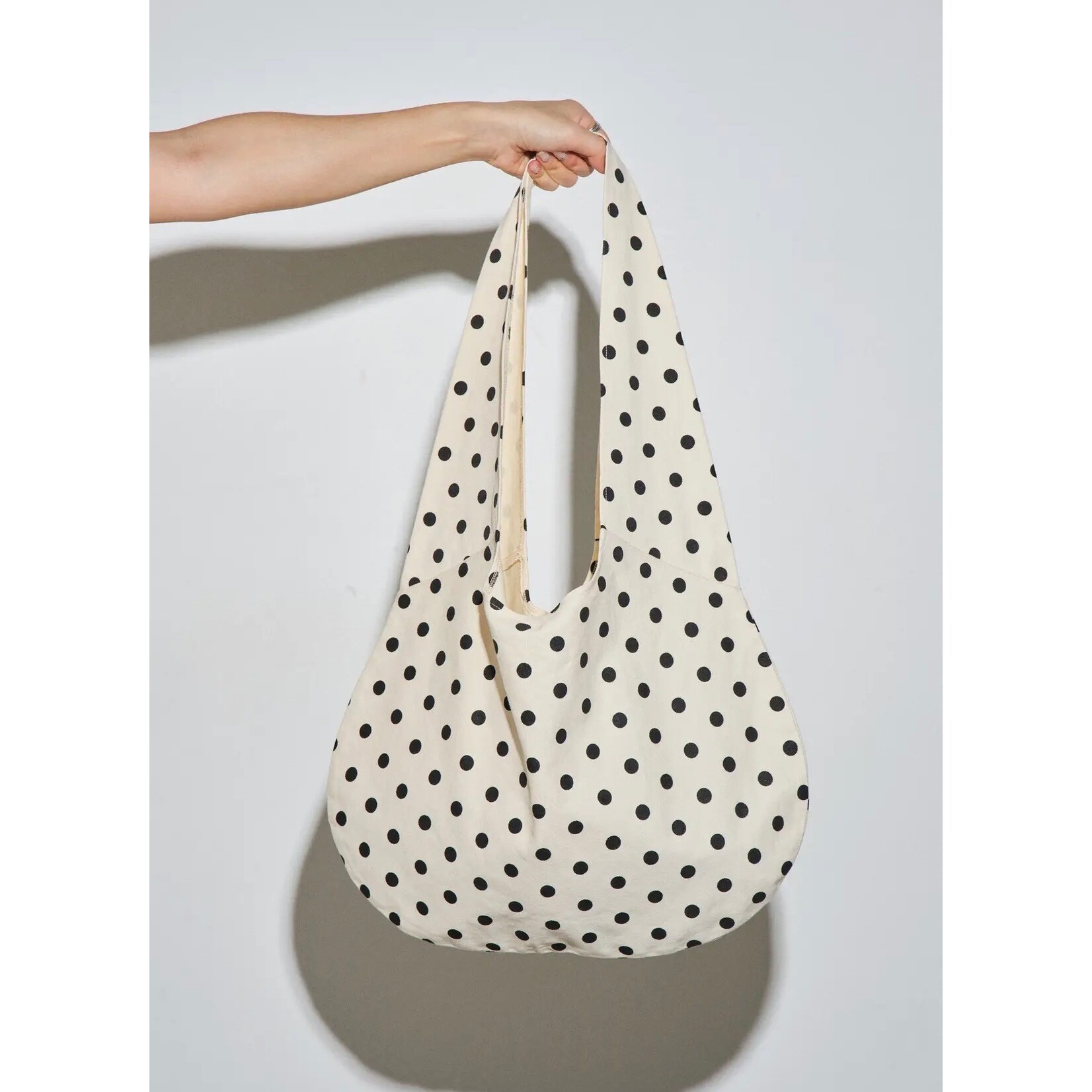 Polka tote bag