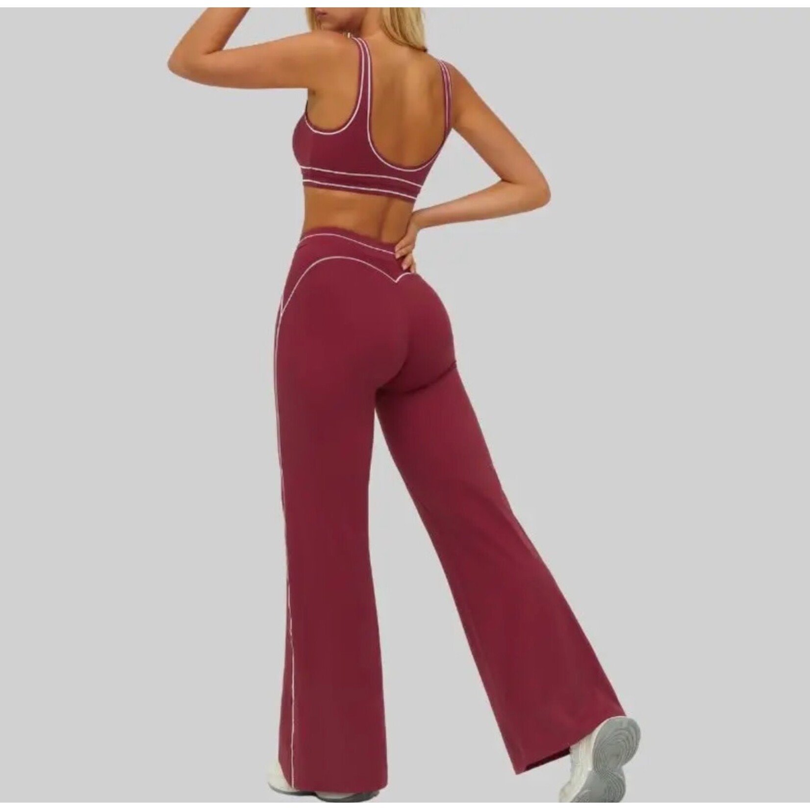 Contrasting 2-Piece Set