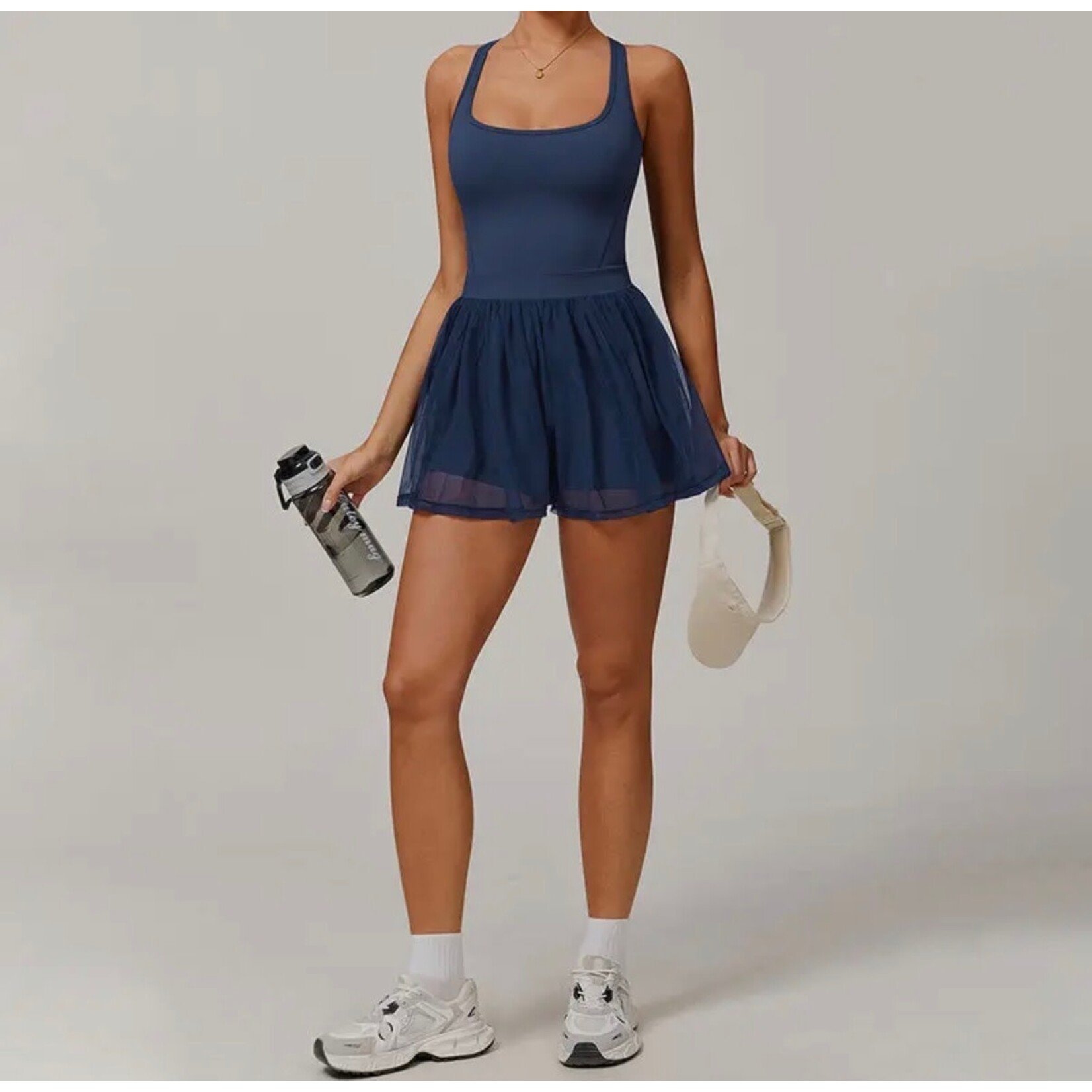 Mesh Skirt Sports Dress