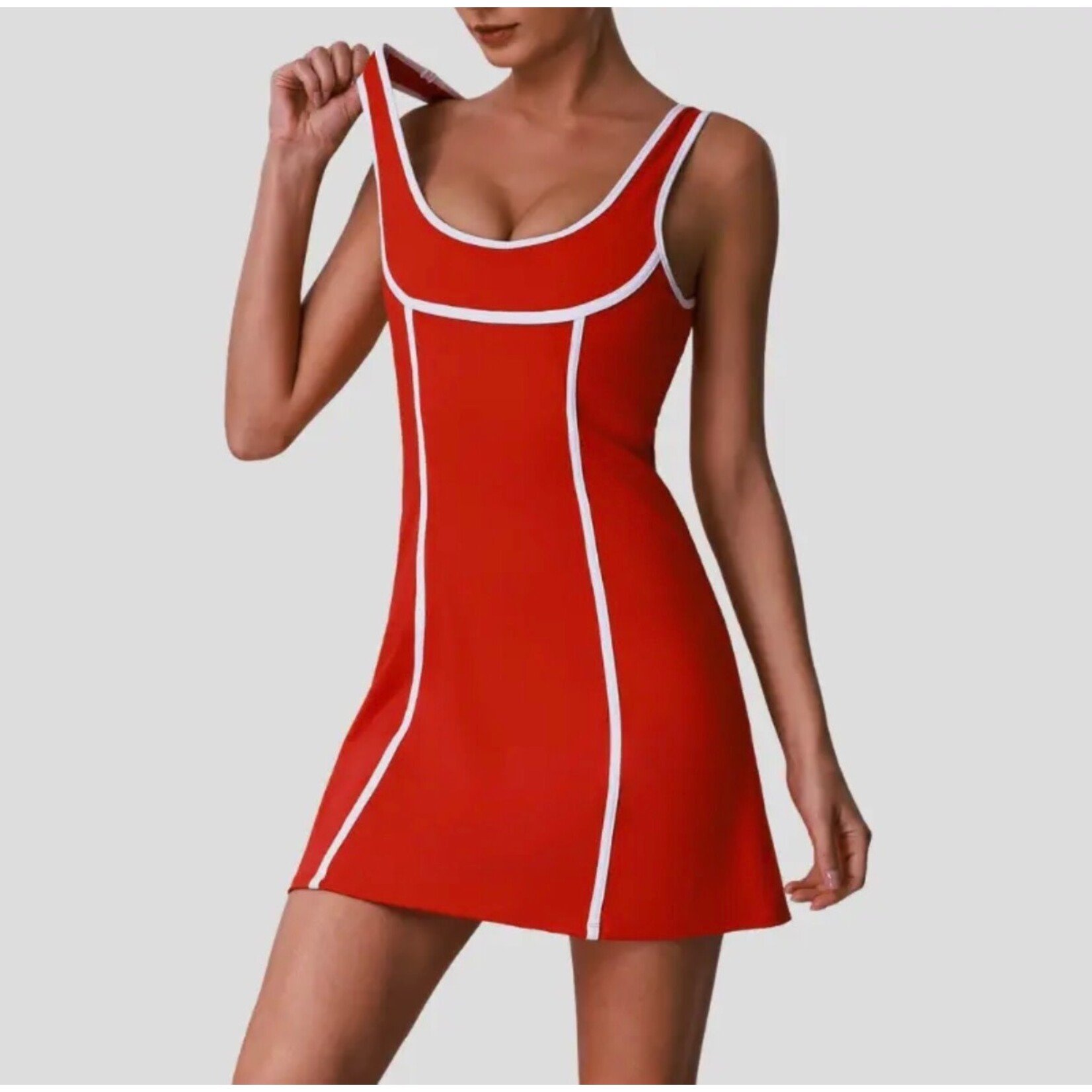 Contrasting Sports Dress