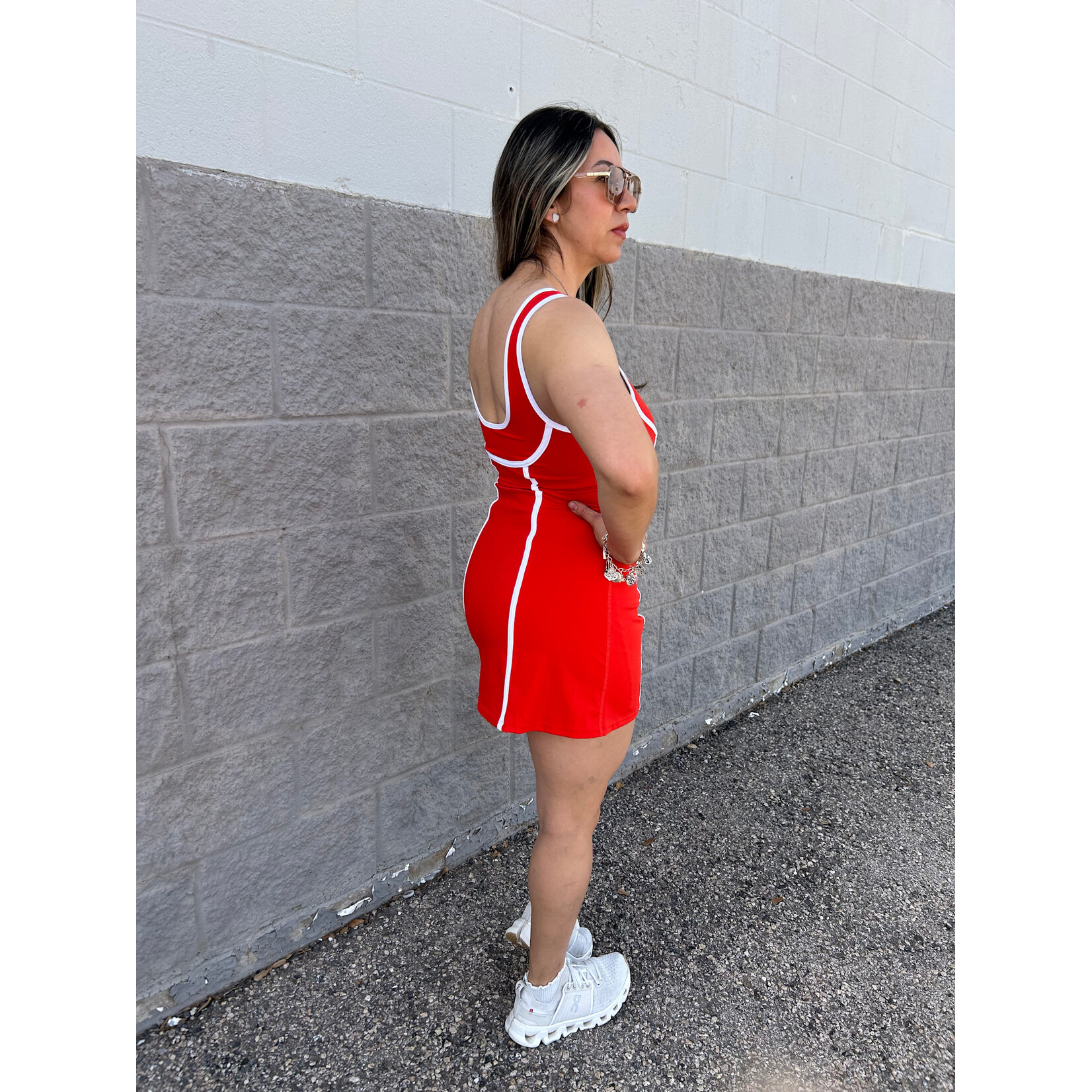 Contrasting Sports Dress