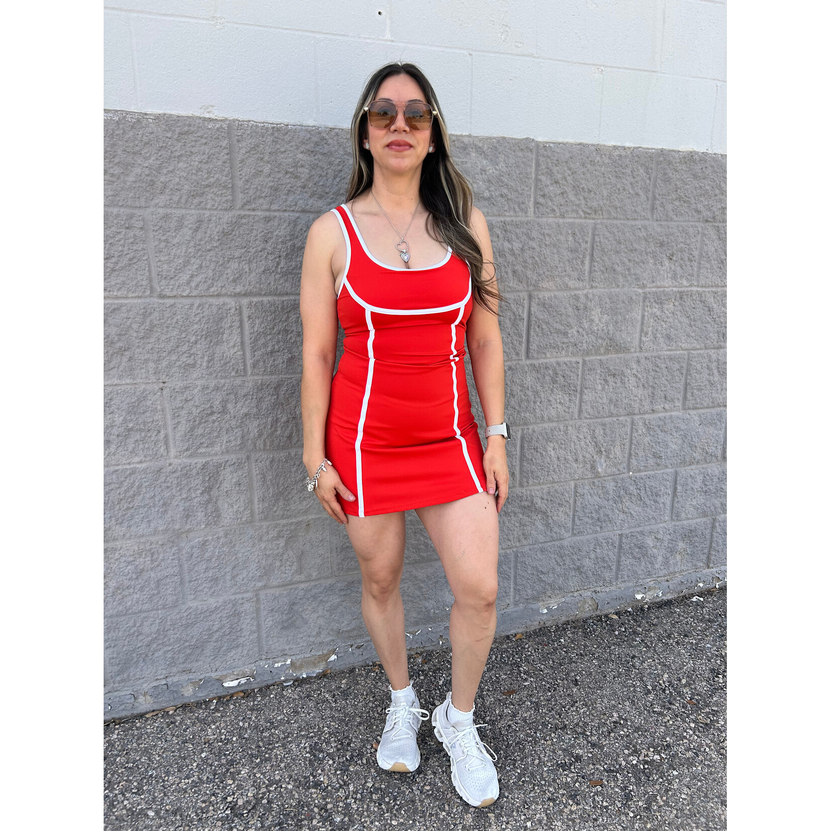 Contrasting Sports Dress