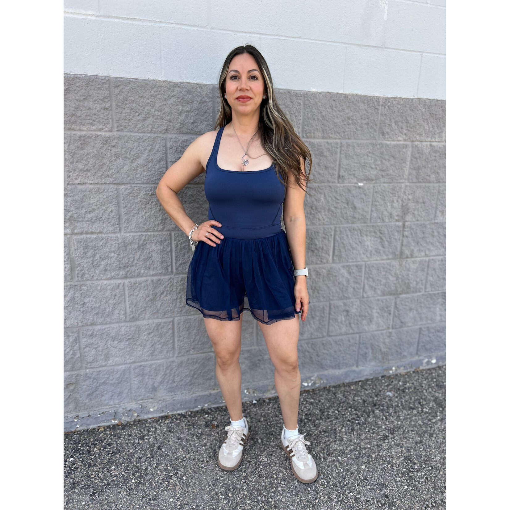 Mesh Skirt Sports Dress
