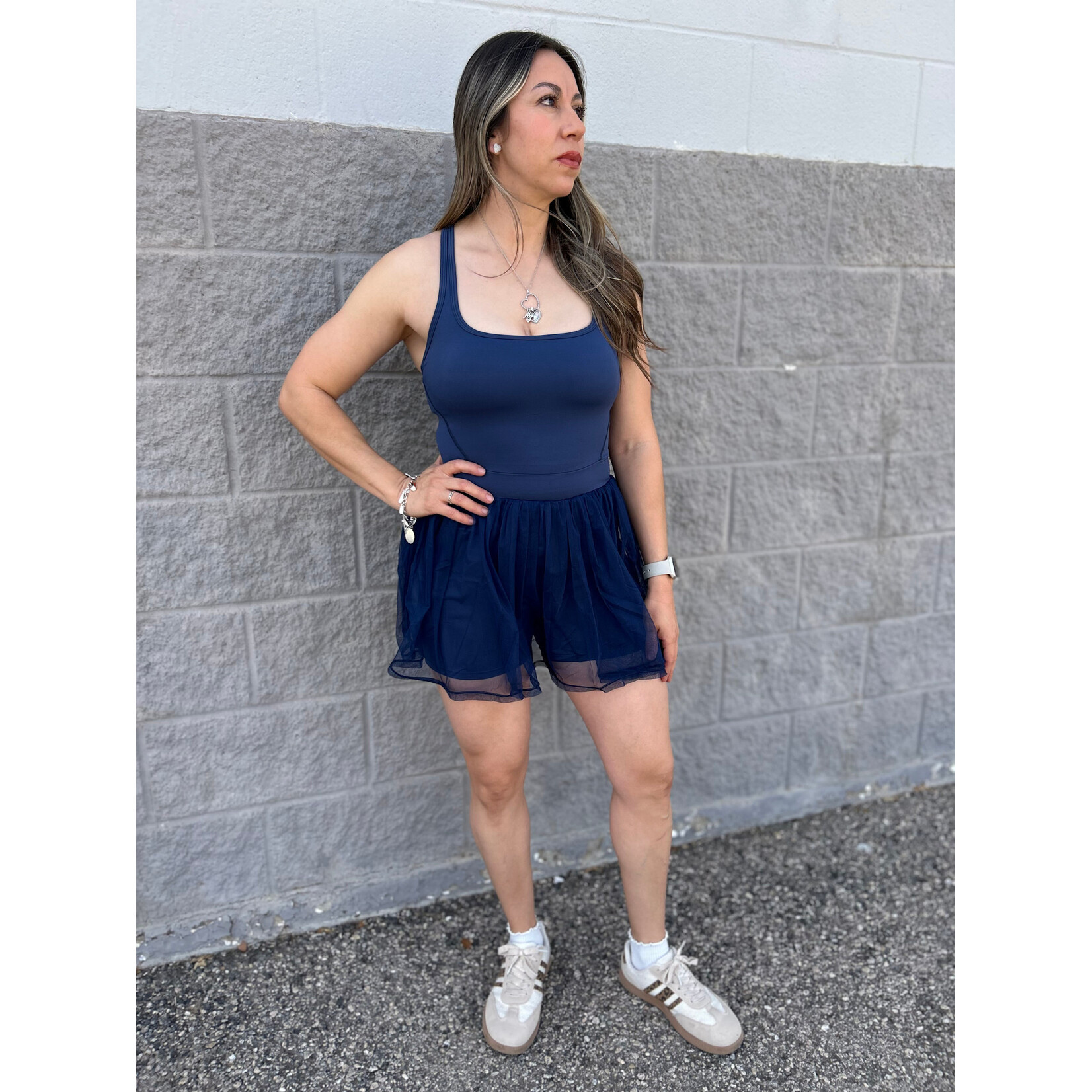 Mesh Skirt Sports Dress