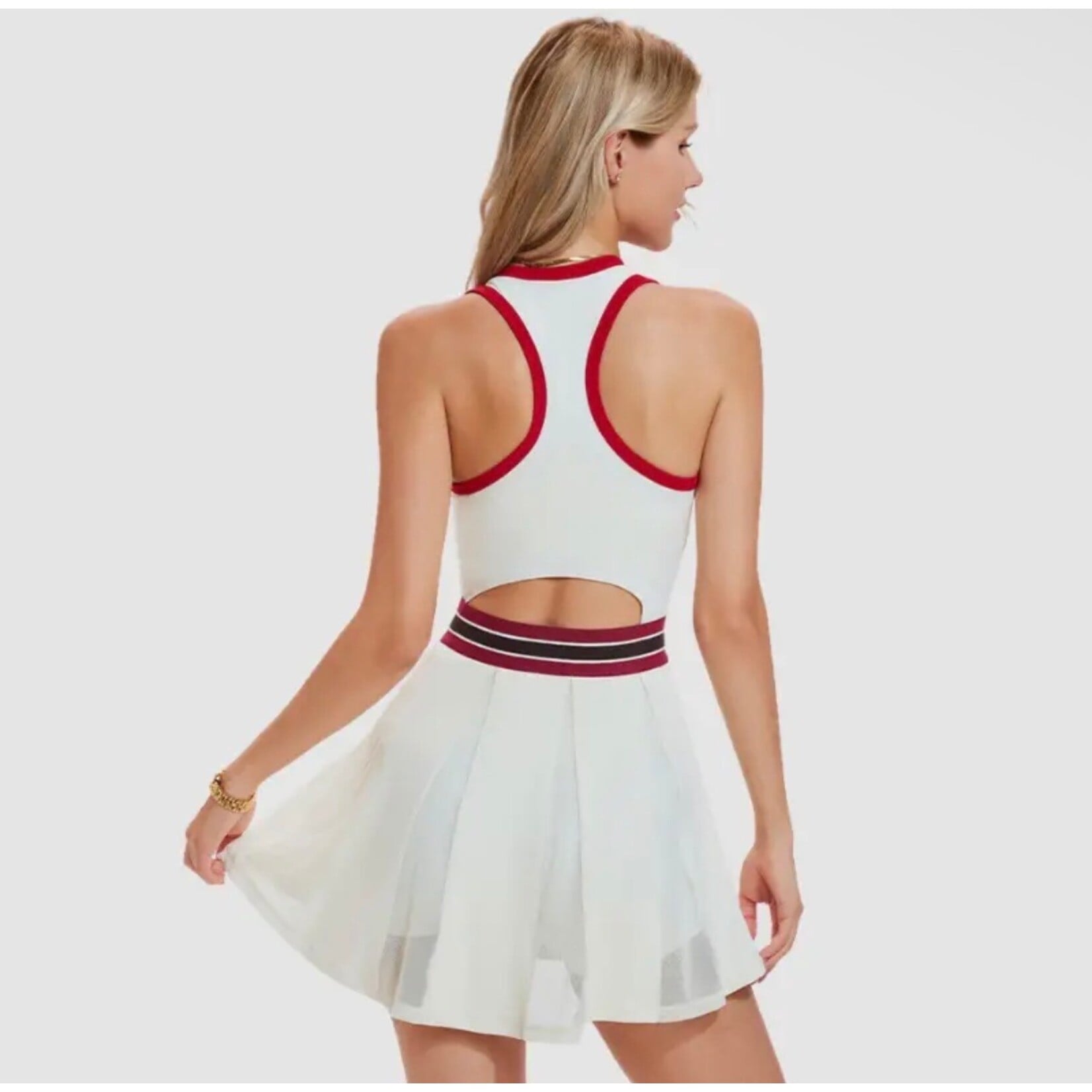 Open Back Tennis Dress