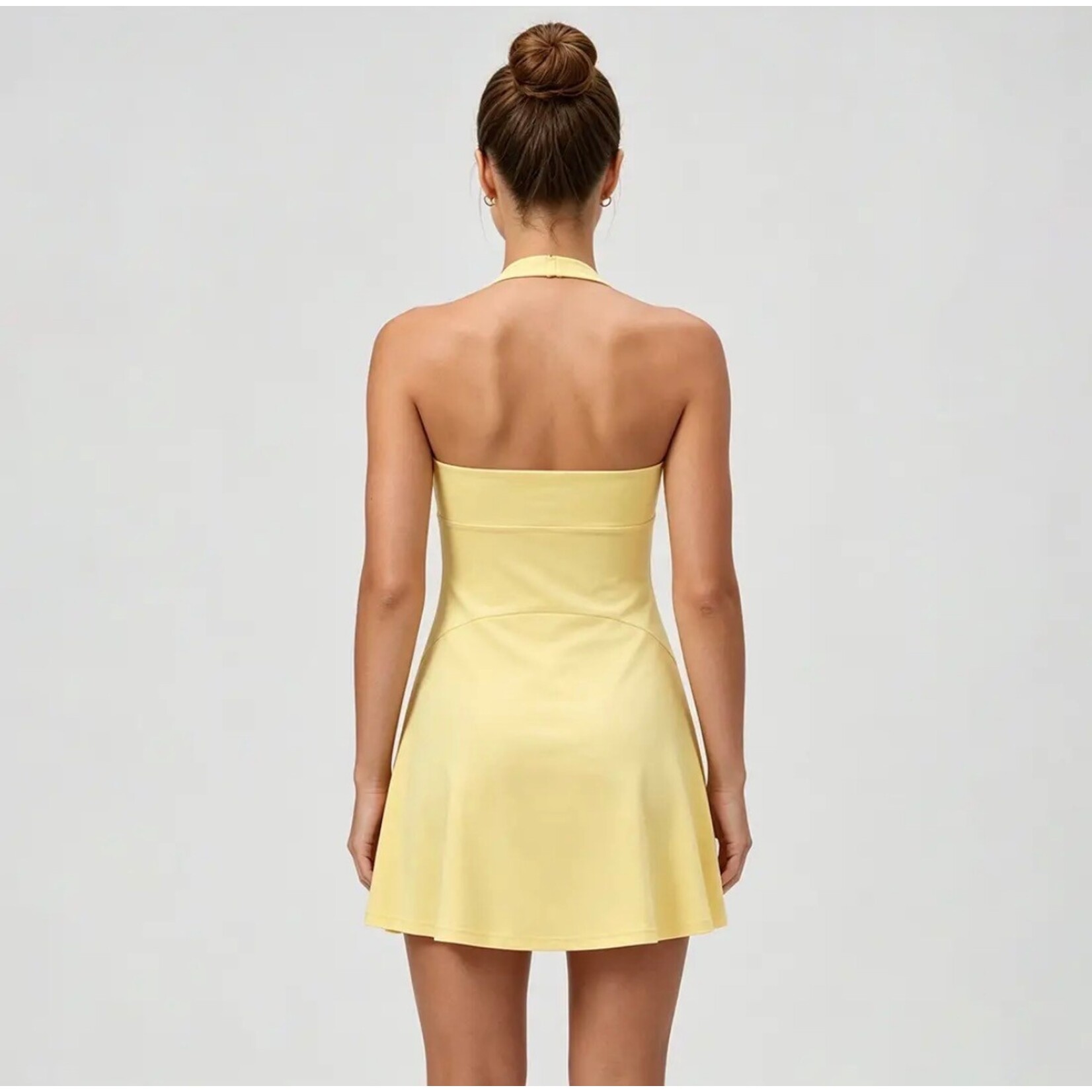A-line halter tennis dress