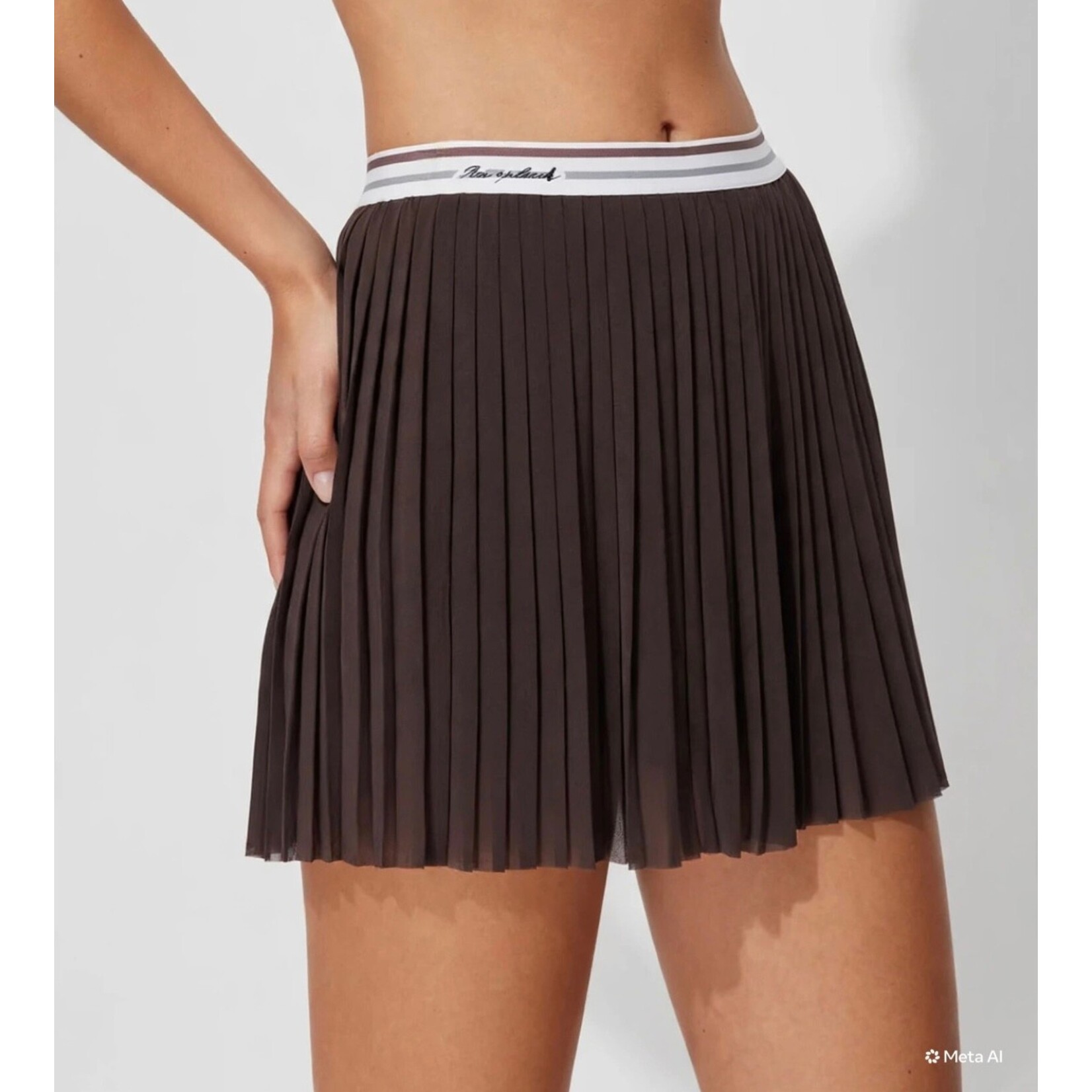 Mesh tennis skirt