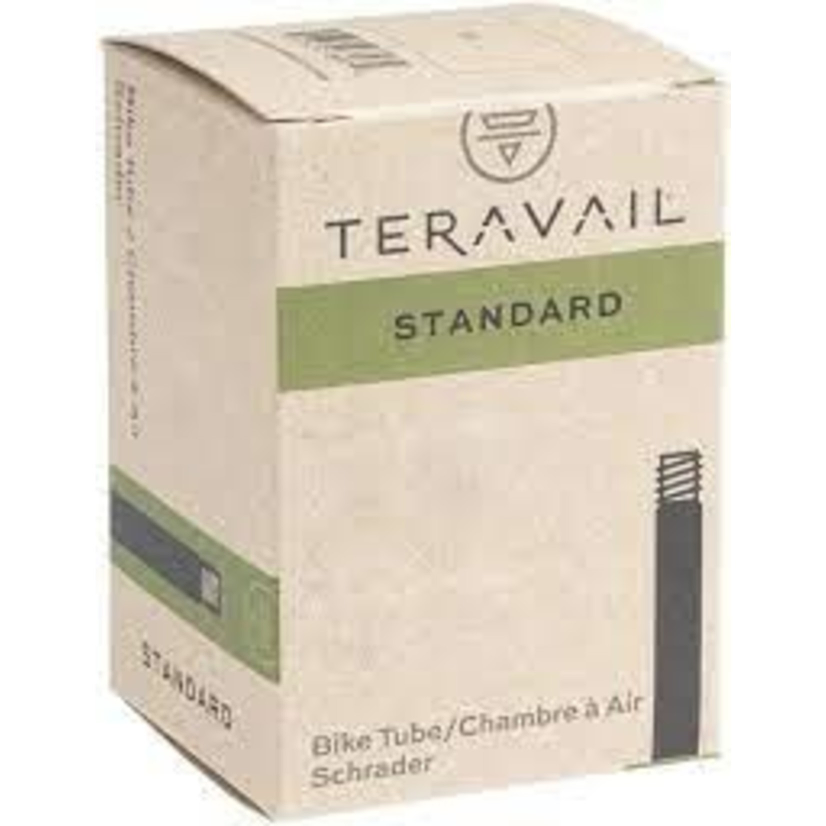 Teravail Teravail Standard Schrader Tube - 26x1.75-2.35, 48mm