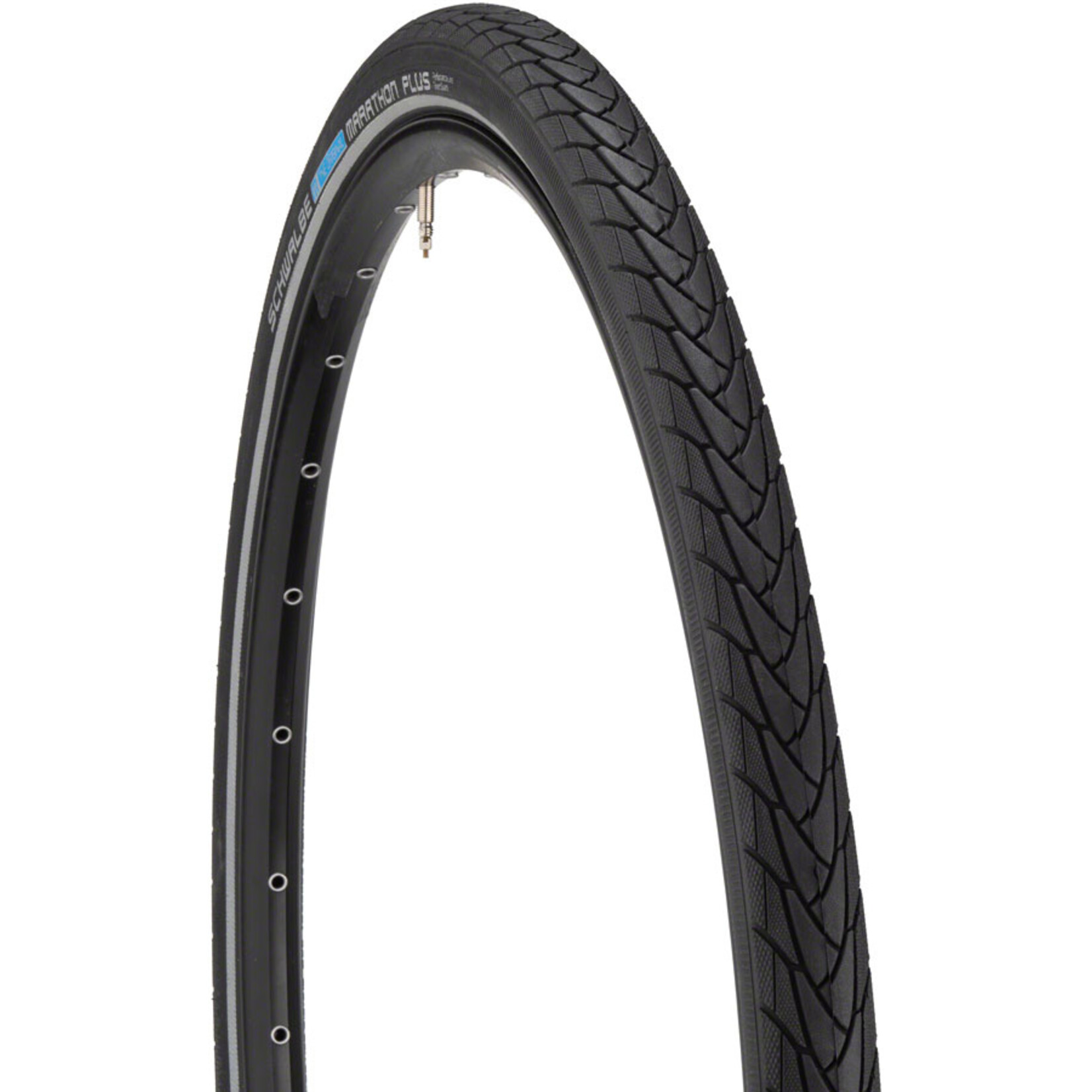 Schwalbe Schwalbe Marathon Plus Tire - 700 x 38 Clincher Wire Black/Reflective Performance Line