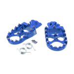 Aluminium Foot Pegs Extra wide Blue - Talaria/Sur-Ron/Segway