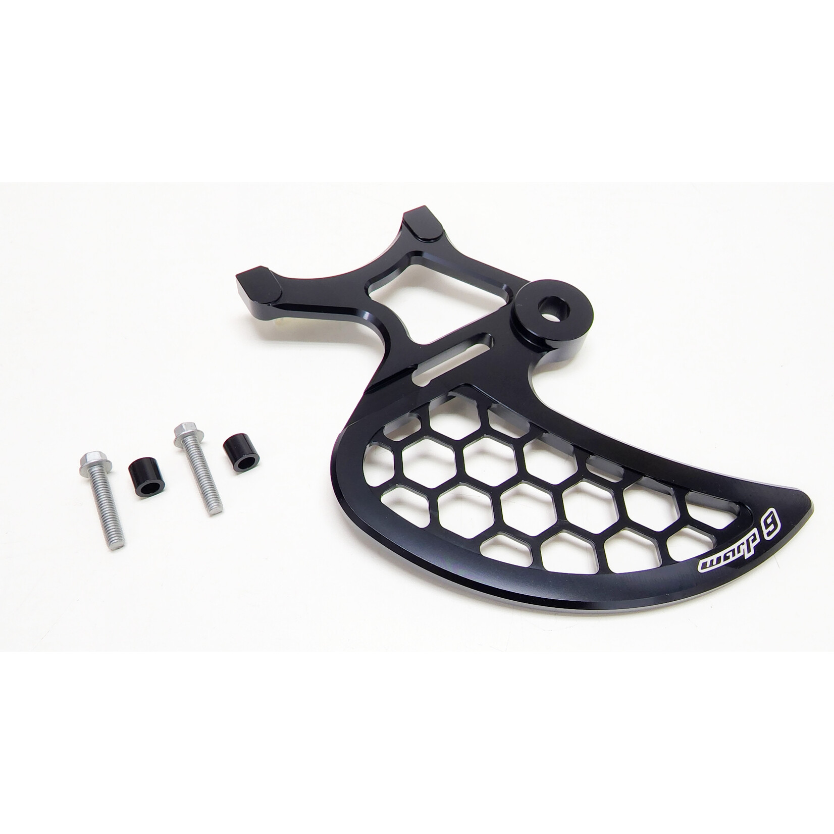 Warp9 Warp9 Talaria Rear Disk Guard Black Fits up to 220mm Rotor