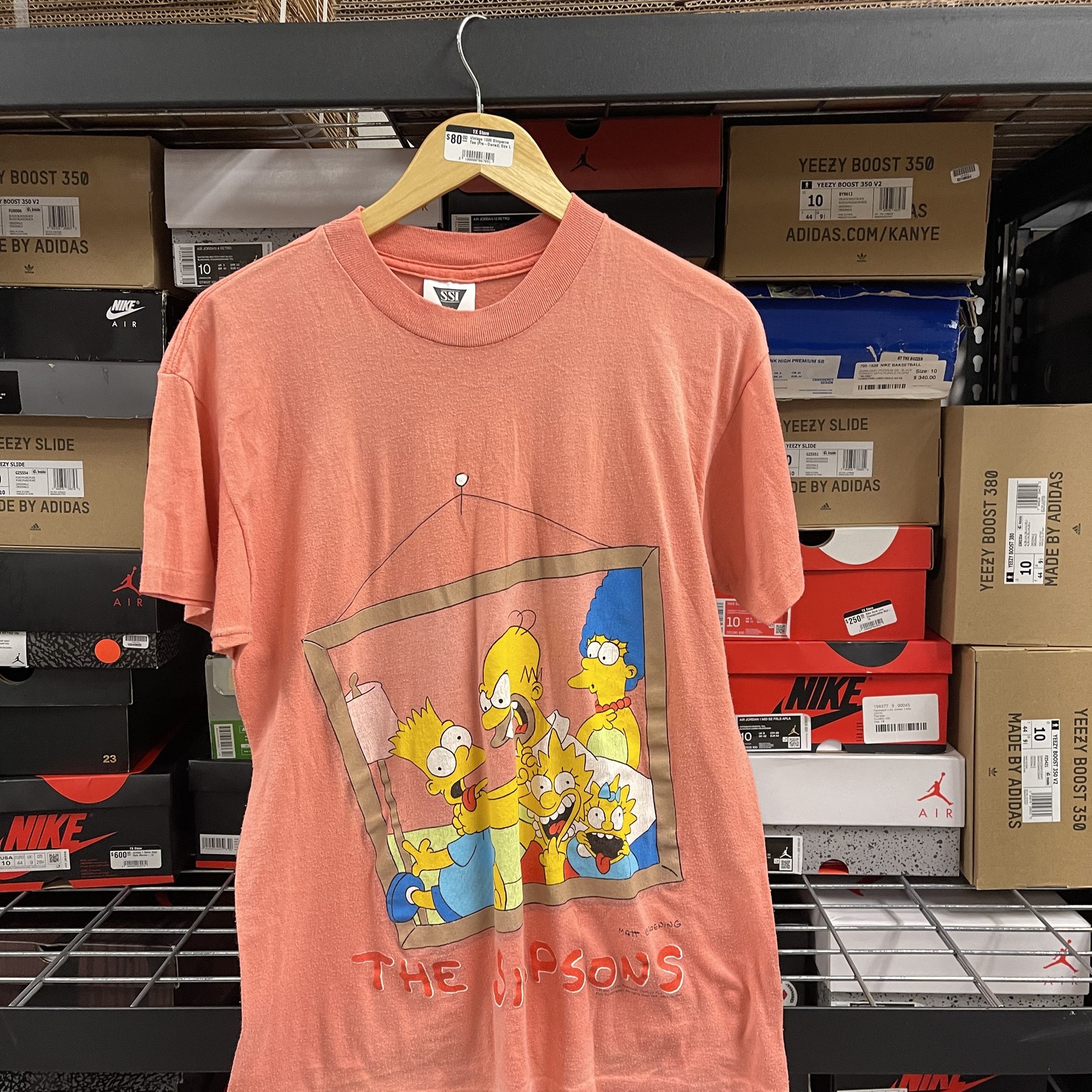 Vintage 1990 Simpsons Tee (Pre-Owned) Size L
