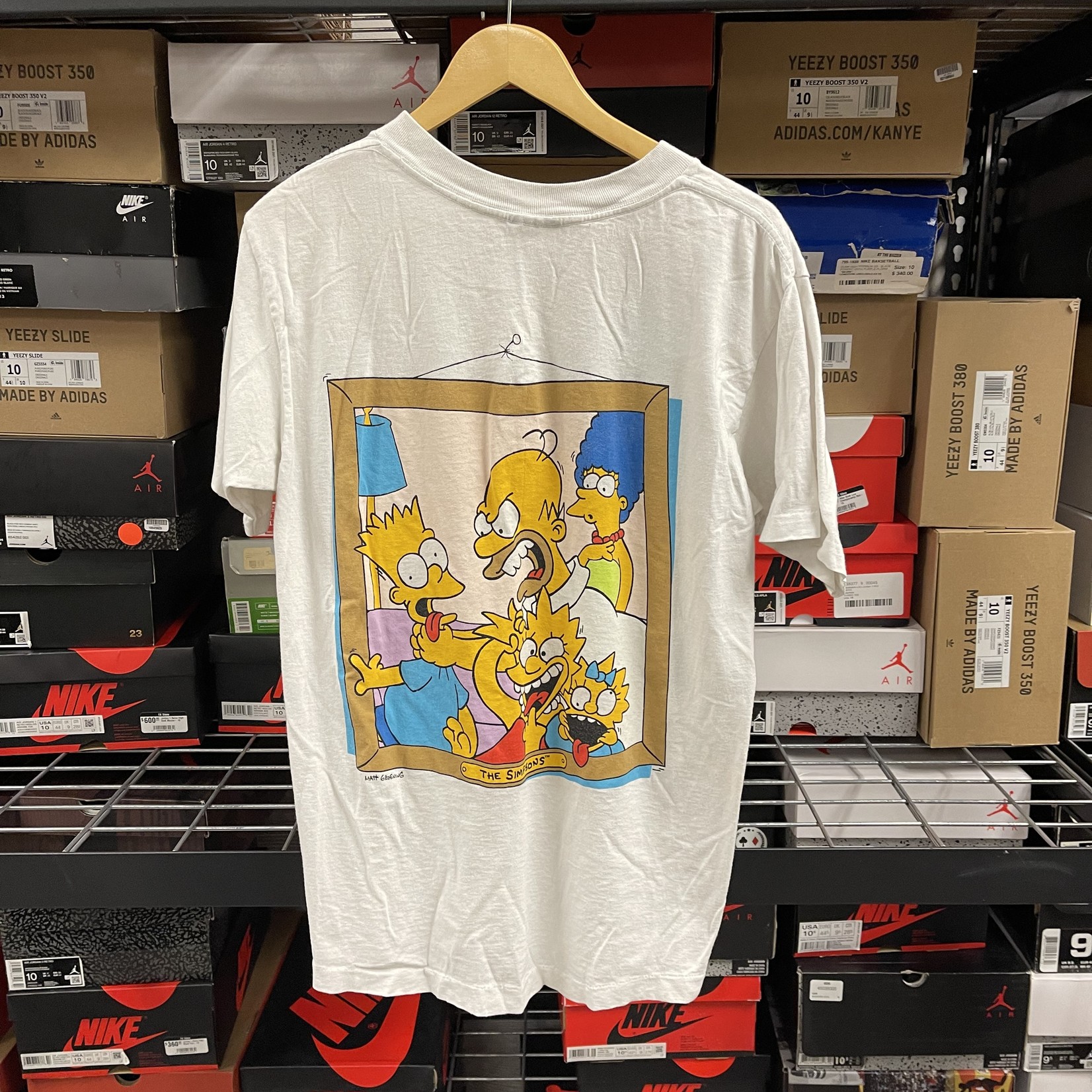 Vintage 1989 The Simpsons Say Cheese Tee (Pre-Owned) Size L