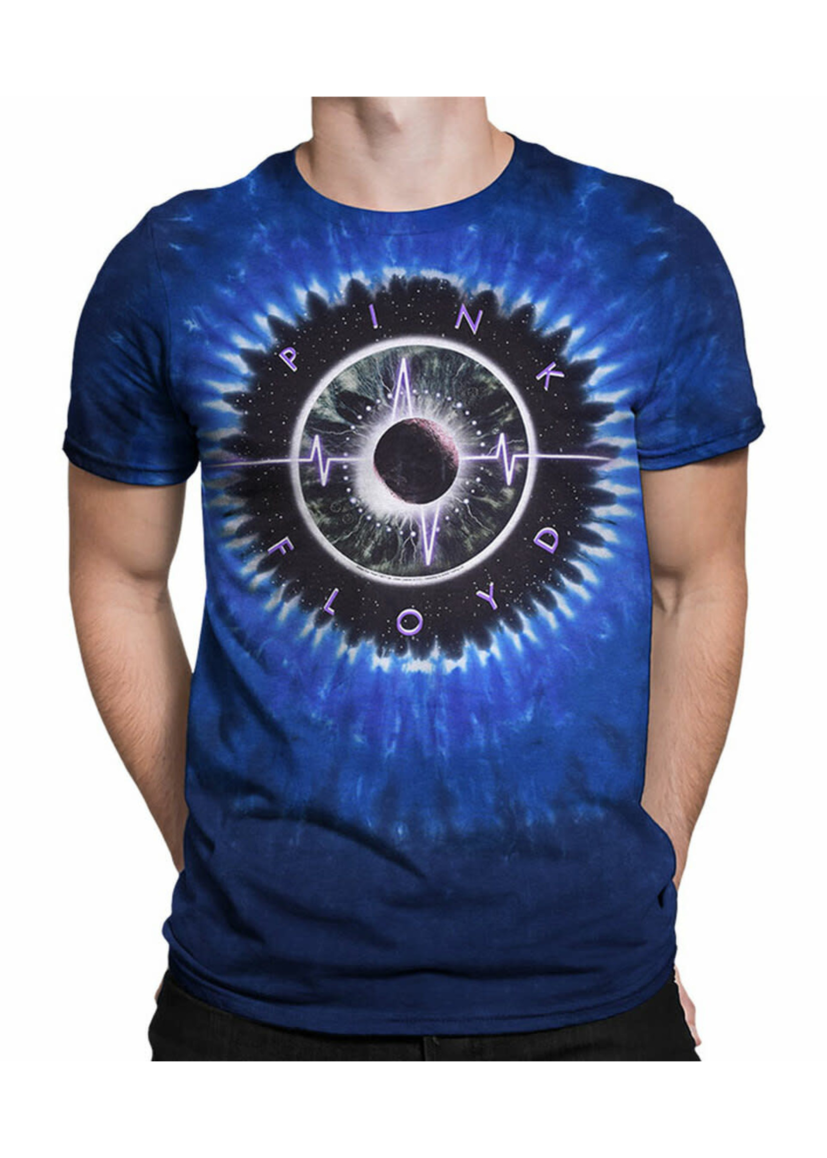 Liquid Blue Pink Floyd Pulse Concentric Tie-Dye