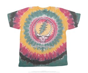 Grateful Dead Vintage Seasons of The Dead Poly-Cotton Tie-Dye T-Shirt