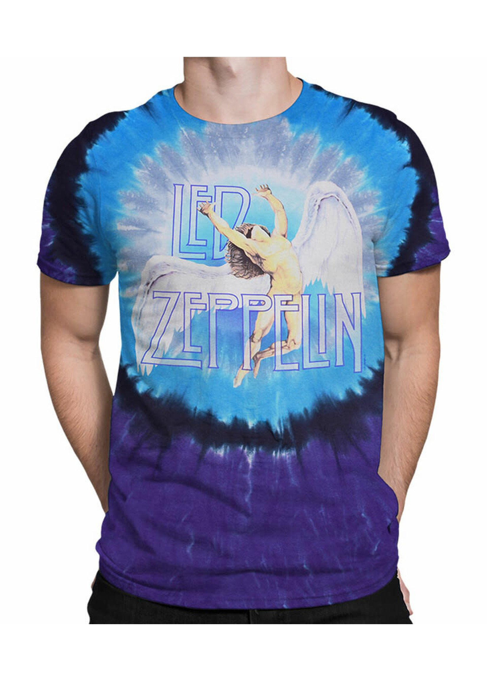 Liquid Blue Led Zeppelin Swan Song Tie-Dye