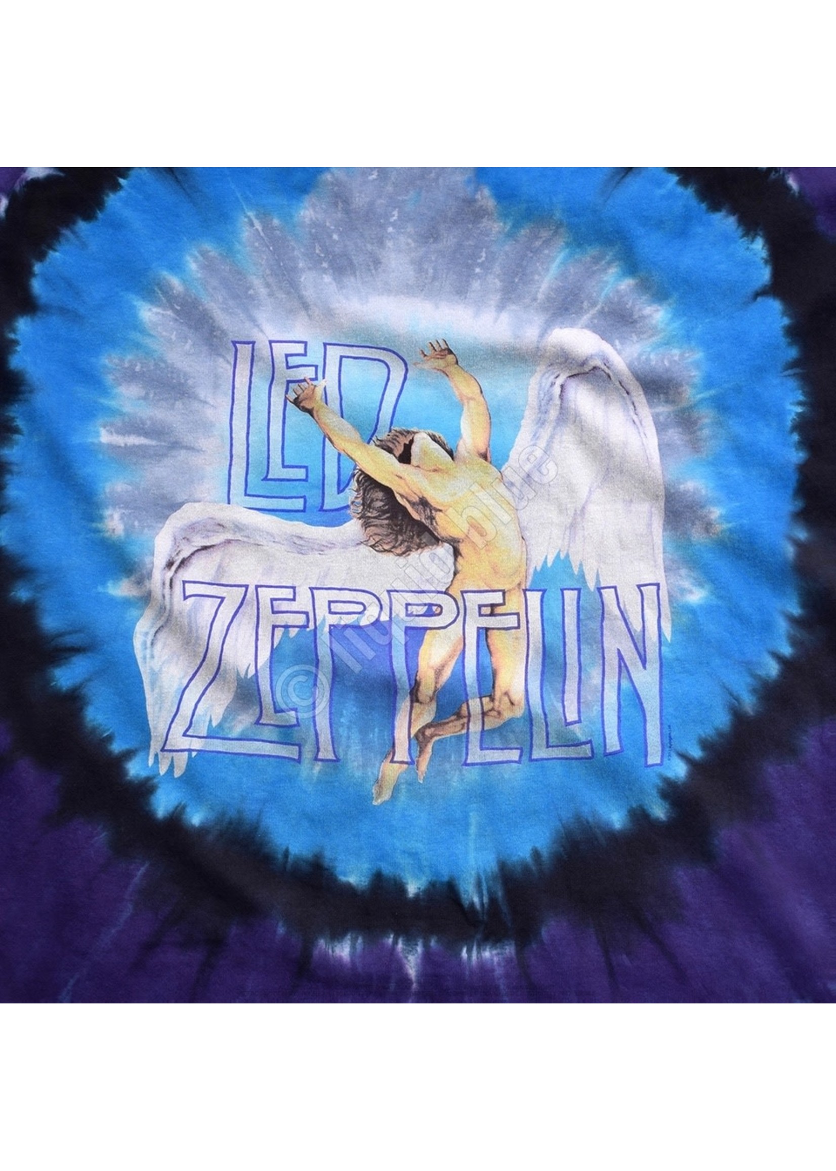 Liquid Blue Led Zeppelin Swan Song Tie-Dye