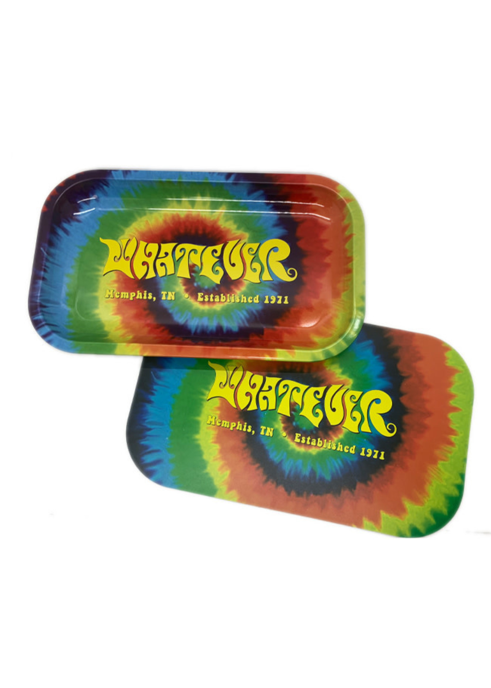 Whatever Shop Whatever Shop Tie Dye Rolling Tray with Lid Medium