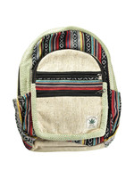 Threadheads ThreadHeads Himalayan Hemp Multi-Zipper Backpack - 10"x16"