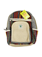 Threadheads ThreadHeads Himalayan Hemp Woven Mini Backpack - 11" x 13"