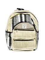 Threadheads ThreadHeads Himalayan Hemp Black & White Backpack | 11"x16"