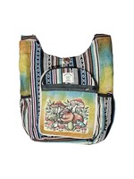 Threadheads Threadheads Himalayan Hemp Capybara Sling Bag | 15"x14"