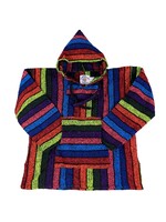 Sunshine Joy Sunshine Joy Neon Rainbow Baja Pullover