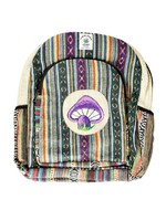 Threadheads ThreadHeads Himalayan Hemp Funky Mushroom Backpack | 12"x16"