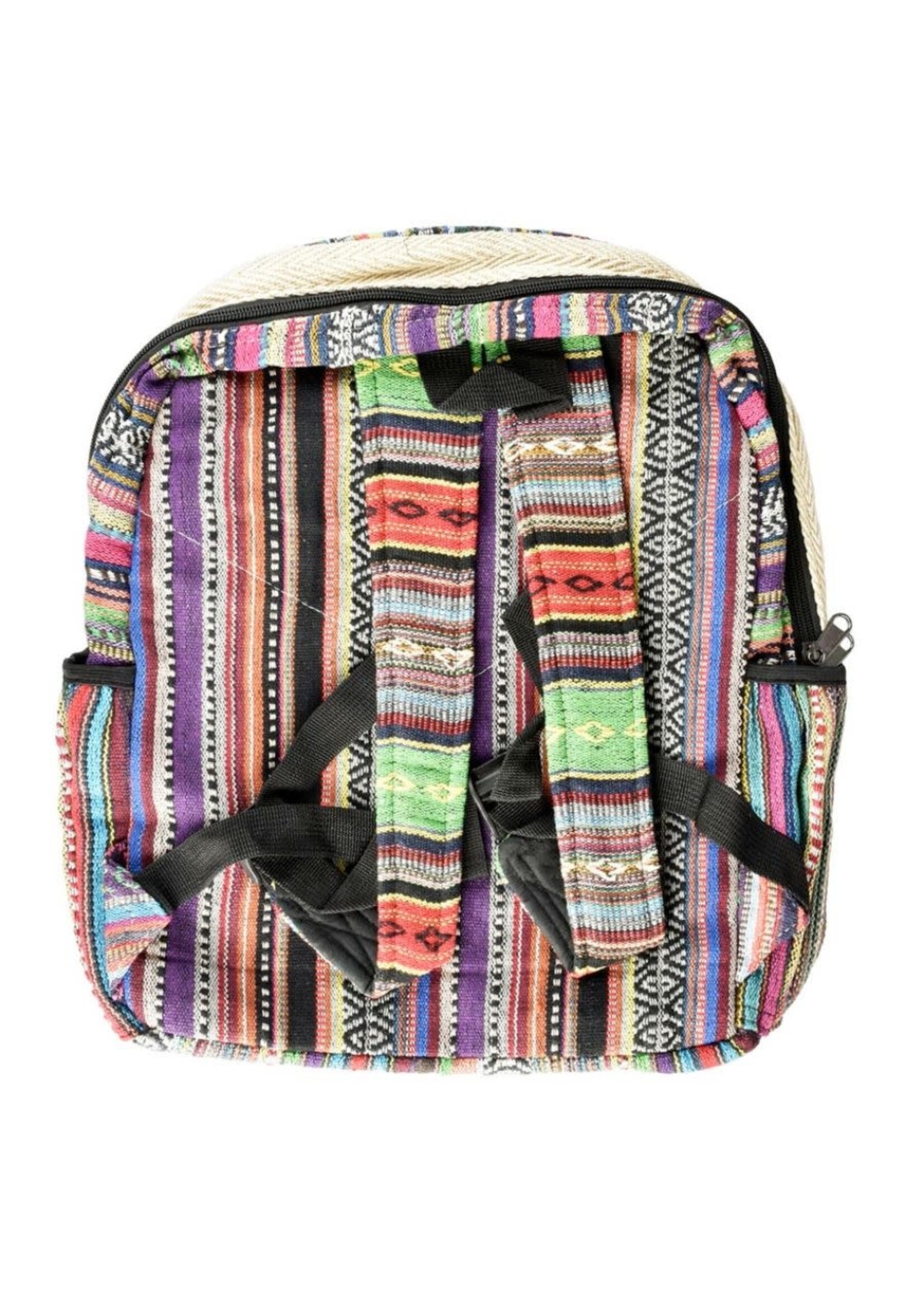Threadheads ThreadHeads Himalayan Hemp Funky Mushroom Backpack | 12"x16"