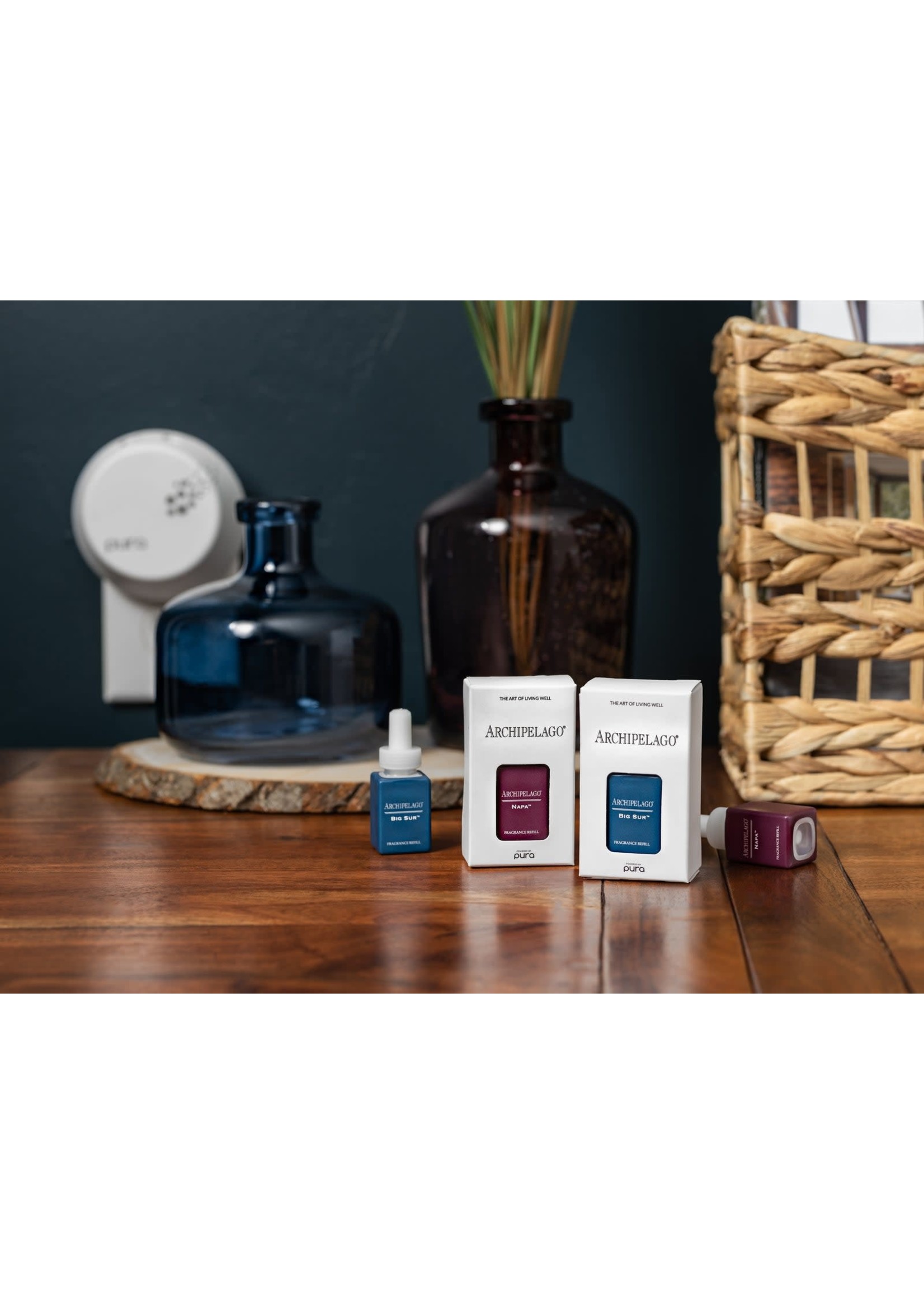 Archipelago Archipelago Pura Smart Device Kit, Diffuser, Napa and Big Sur