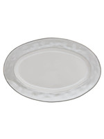 Skyros Skyros Azores Small Oval Platter, Greige Shimmer