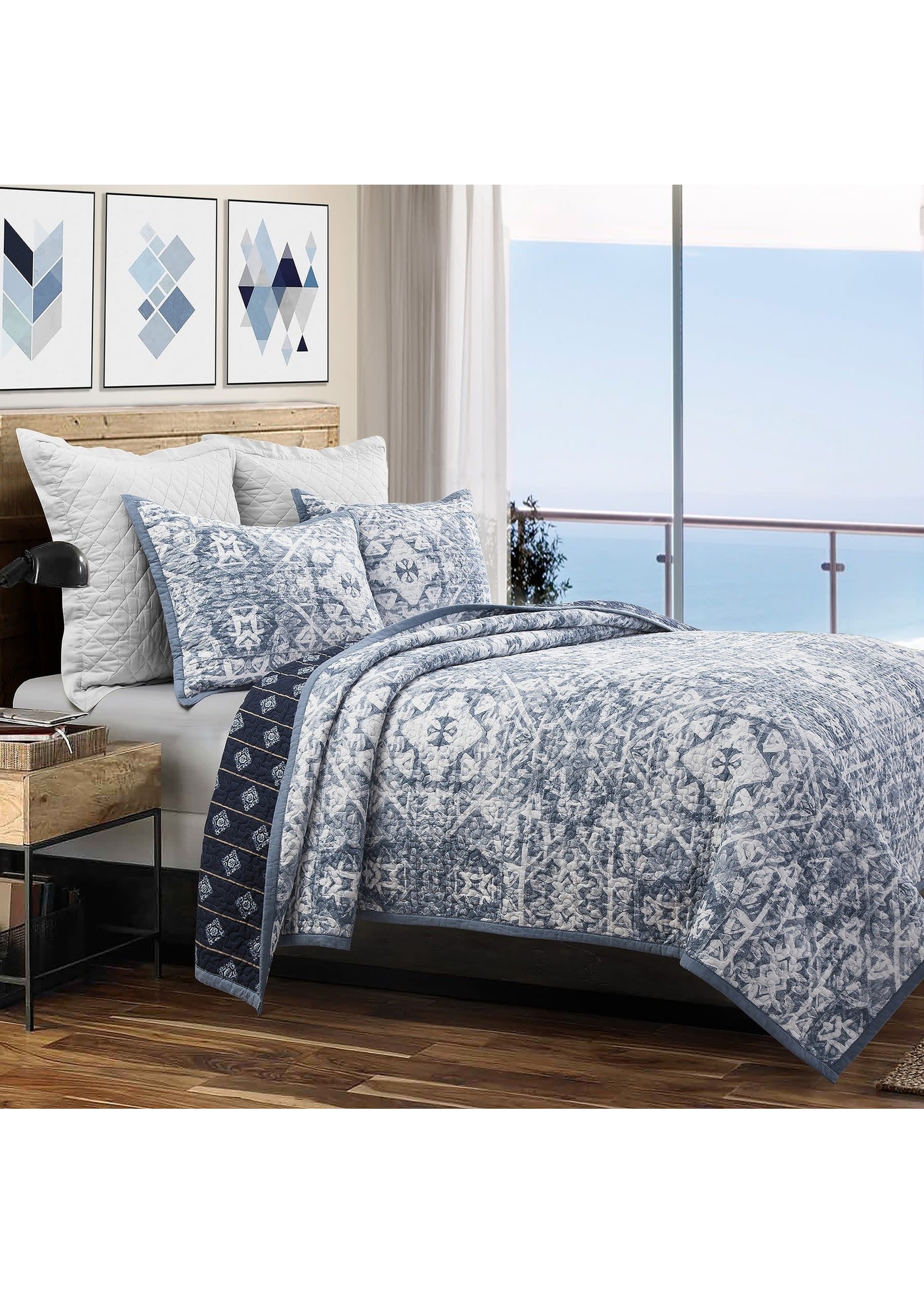 HIEND HIEND Skyler Quilt Set/ Twin/ Reversible