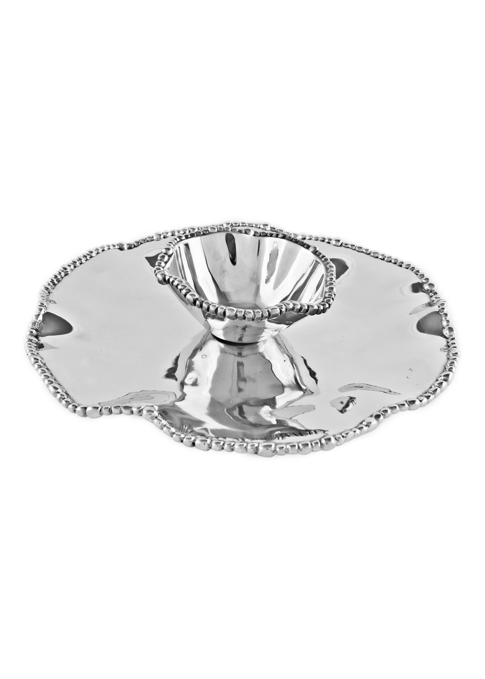 Beatriz Ball Beatriz Ball Pearl Olanissimo Chip and Dip Serving Bowl/Tray