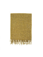 Indaba Indaba Adair Wool Blend Throw, Olive