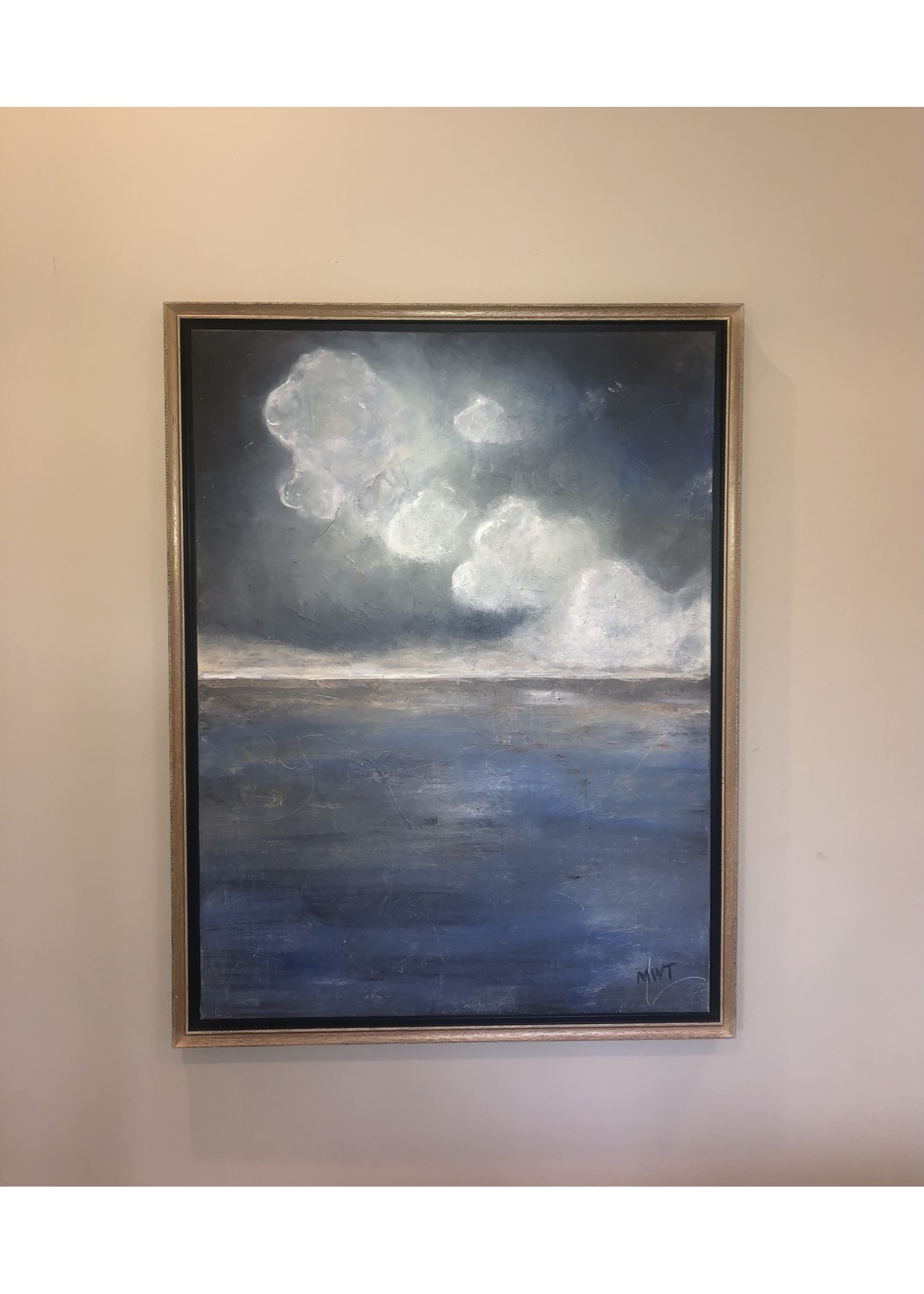 Michael W. Thompson Michael W. Thompson Painting " Gray Horizon" -  30"x40", Acrylic, Framed