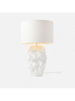 Made Goods Made Goods Bethany Matte White/Gold Resin Lamp