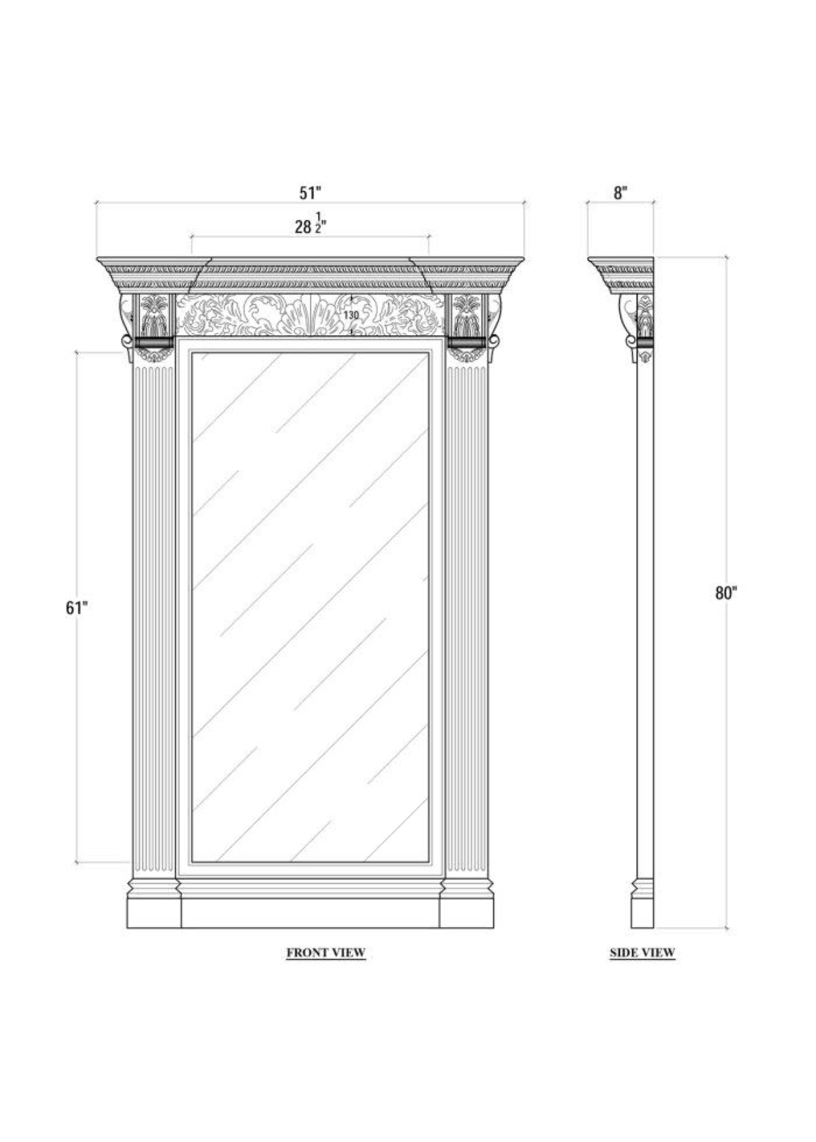 Bramble Bramble Charleston Standing Mirror