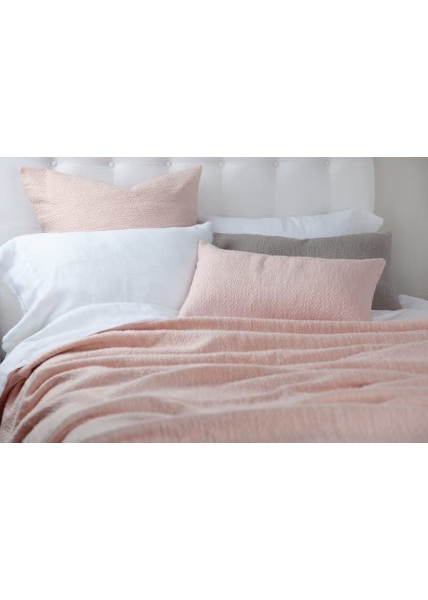 Amity Home Amity Home Orlana Lurex Coverlet, Petal Pink, Queen