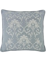 HIEND HiEND Embroidery Velvet Euro Pillow Sham, 27x27