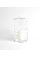 Global Views Global Views Honeycomb Hurricane Vase Small