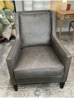 Vanguard Vanguard Alec Chair Saloon Granite Leather