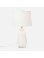 Made Goods Made Goods Ulyssa Matte White Ceramic Lamp