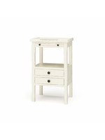 Bramble Bramble Eton 2 Drawer Side Table w/Pull Out Shelf 17w x 13d x 27h