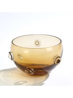 Global Views Global Views Button  Glass Bowl Tobacco