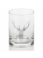 Zodax Zodax Stag Head Double Old Fashioned Glass